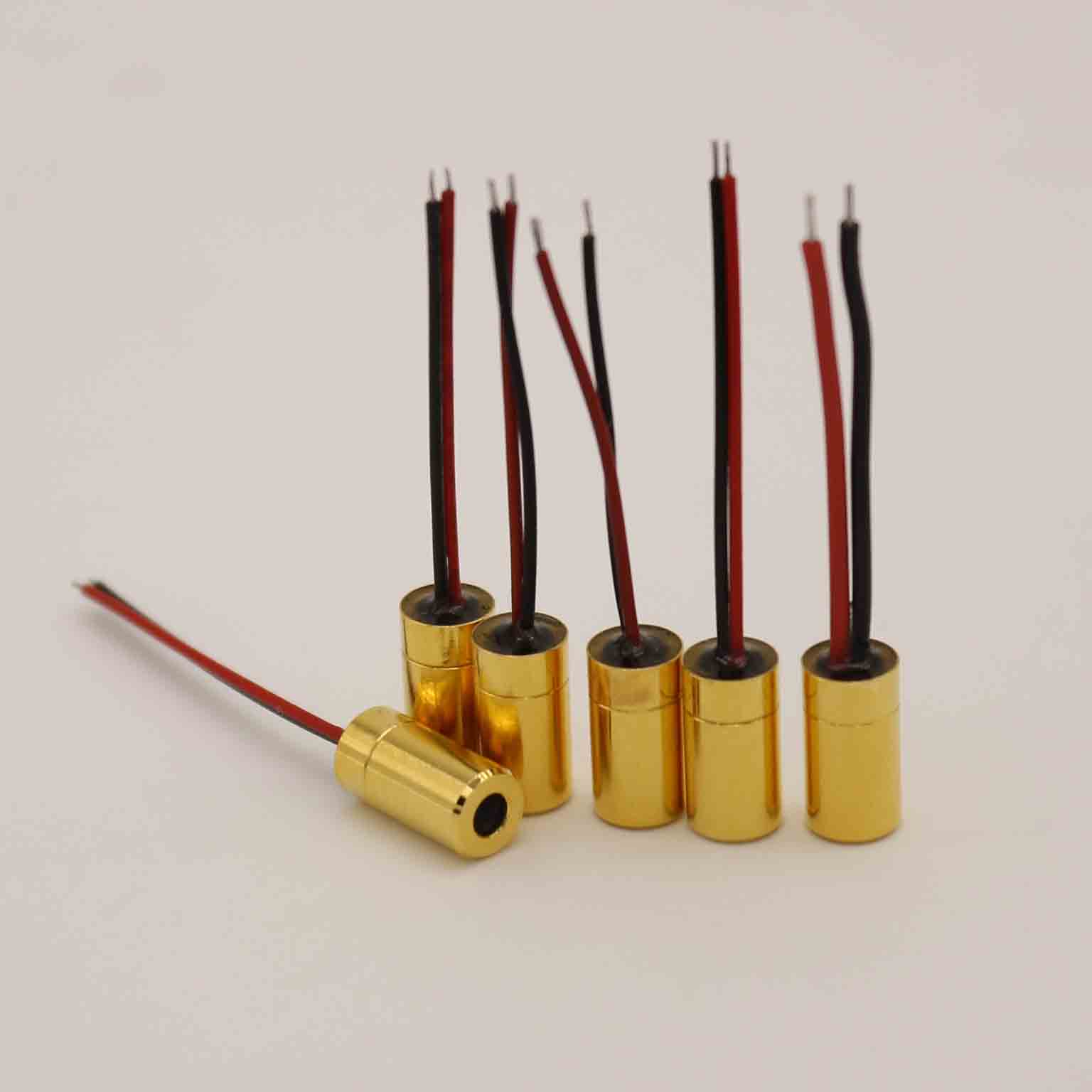 Moduli di diodi laser rossi a bassa potenza 650nm 5mw Modulo laser di classe IIIA per piccoli strumenti laser